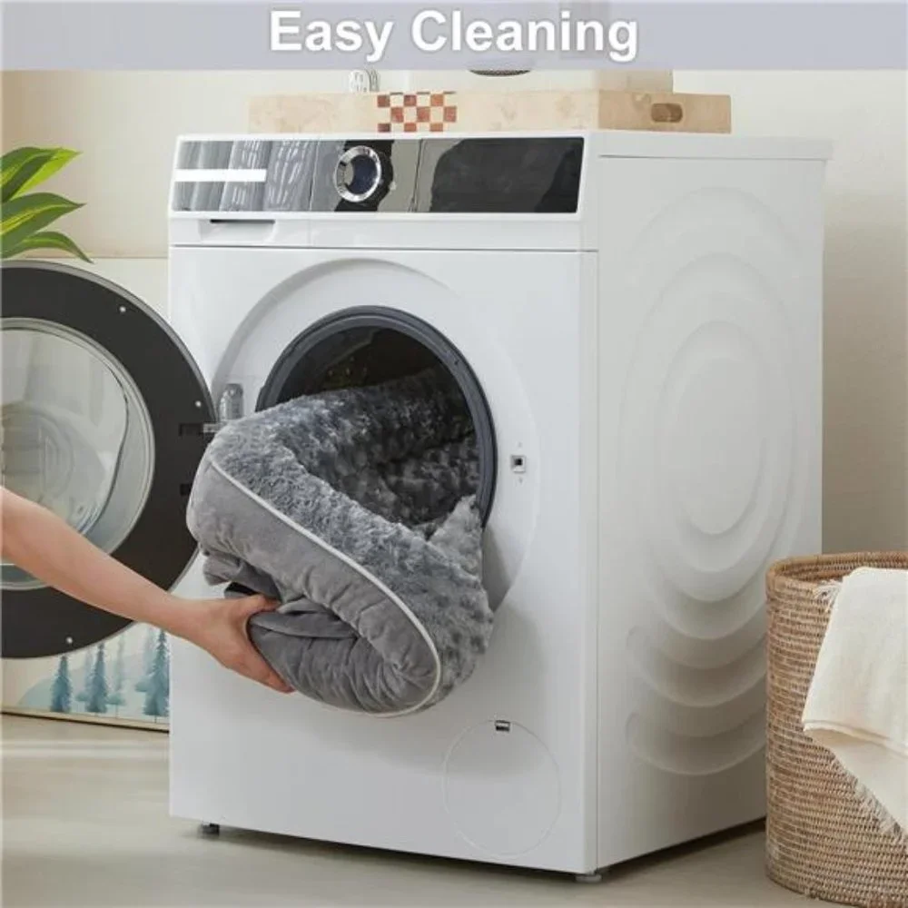 Washable Dog Bed with Waterproof Lining & Non-Skid Bottom, Orthopedic Dog Bed